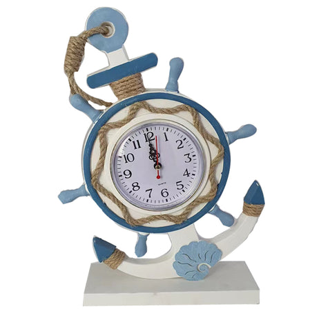 SEA - WOOD ANCHOR CLOCK