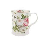 Butterfly rose mug