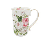 Butterfly rose mug