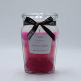 40 Hours Scented Candle Glass Jar With Lid Cup Candles - Dimensions:  8cm x 12cm approx