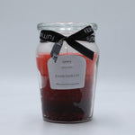 40 Hours Scented Candle Glass Jar With Lid Cup Candles - Dimensions:  8cm x 12cm approx