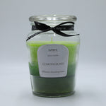 60 Hours Scented Candle Glass Jar With Lid Cup Candles - Dimensions:  10cm x 14.5cm approx