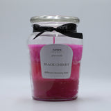 60 Hours Scented Candle Glass Jar With Lid Cup Candles - Dimensions:  10cm x 14.5cm approx