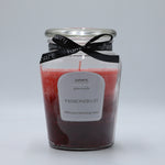 60 Hours Scented Candle Glass Jar With Lid Cup Candles - Dimensions:  10cm x 14.5cm approx