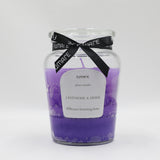 60 Hours Scented Candle Glass Jar With Lid Cup Candles - Dimensions:  10cm x 14.5cm approx