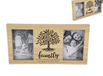 35X18CM FAMILY PLAQUE TWIN FRAME