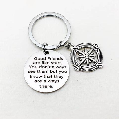 KEYRINGS- GOOD FRIENDS ARE LIKE STARS