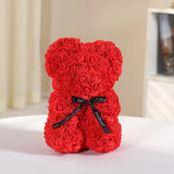 rose bear in gift box