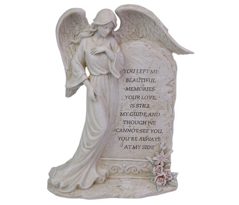 22CM STANDING INSPIRATIONAL ANGEL PLAQUE