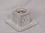 15CM DECOR HEART FILIGREE TEALIGHT HOLDER IN GIFT BOX