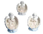 13CM KNEELING CHERUB TEALIGHT CANDLE HOLDER 3 DESIGNS AVAILABLE