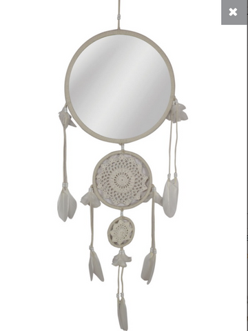 31CM MACRAME MIRROR DREAM CATCHER HANGER