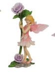 15CM FAIRY WITH FLOWER 3 DESIGNS AVAILABLE