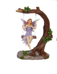 14CM FAIRY ON TREE SWING 2 COLORS AVAILABLE