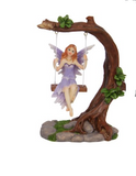 14CM FAIRY ON TREE SWING 2 COLORS AVAILABLE