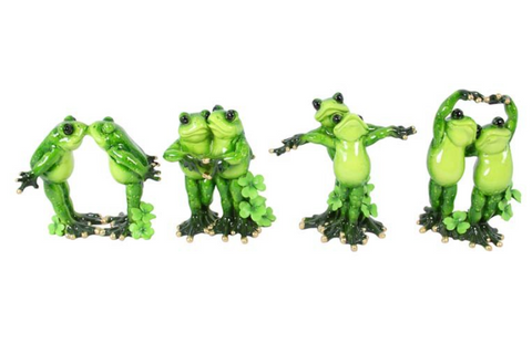 13CM MARBLE LOOK FROG LOVERS 4 DIFFERENT DESIGNS AVAILABLE